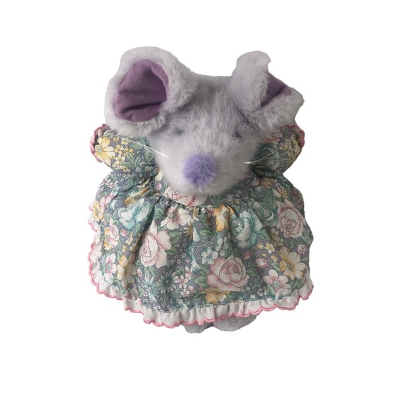 Other - Vintage 1993 collectors Chubby club mouse plush stuffed animal floral dress